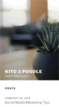 Mobile Screenshot of kito2poodle.com